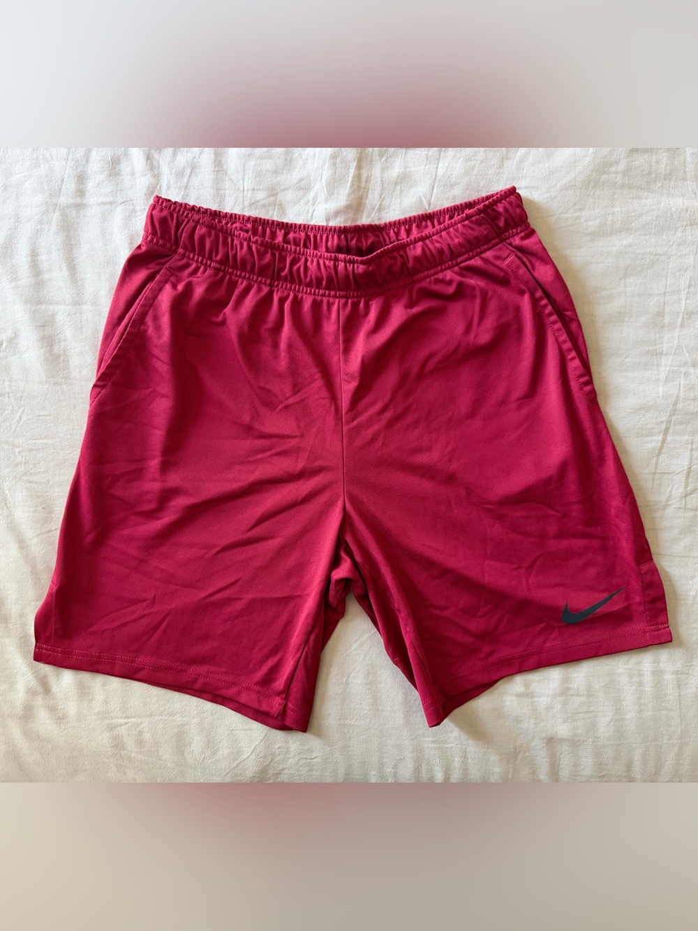 Nike Women's Deep Pink Athletic Shorts